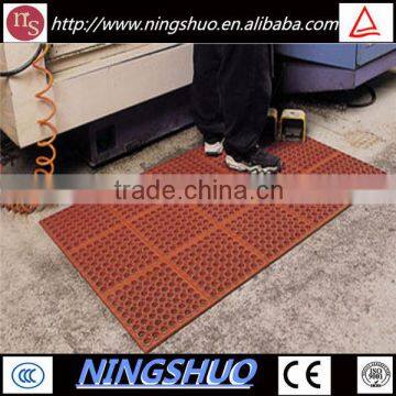 China supplier of safety interlocking anti slip industrial rubber floor mat