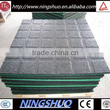 Trade Assurance 25mm square horse rubber tiles, rubber stable tiles
