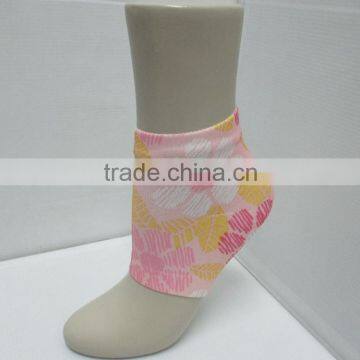 floral pattern gel heel socks / elbow socks / printed heel socks