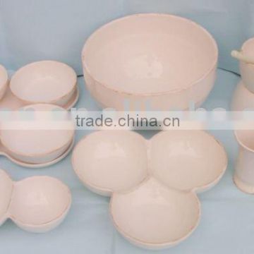 white ceramic tableware