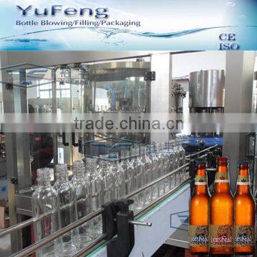 automatic glass bottle beer filling machine