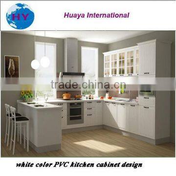 2014 hot sale modern design new model PVC kitchen cabinet