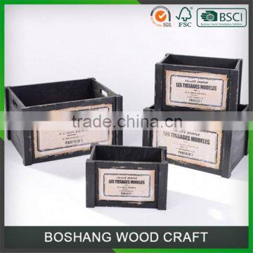 Wholesale Alibaba Custom Wooden Jewelry Box