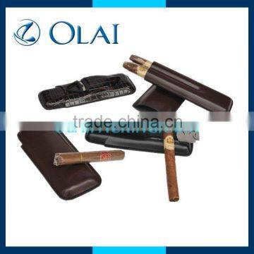 Portable Leather Cigar Packing Bag