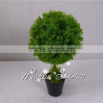 2016 China wholesale Evergreen Decoration artificial grass ball fake boxwood topiary grass artificial greenery grass decorative