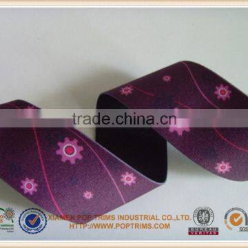 nylon custom printed elastic bans for accesseries