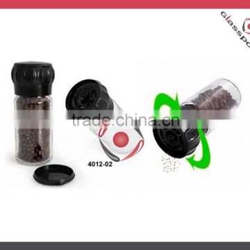 100ml Pepper Glass Bottle with Grinder Caps                        
                                                Quality Choice