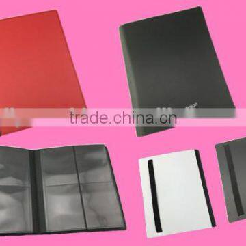 OEM Customized Card Album Binder With 4 Pocket PP Porfolios Dongguan Factory Quality Choice
