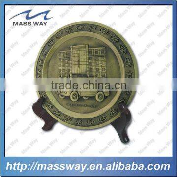 Custom Antique Pewter Metal 3D Commemorative Plate Quality Choice photo-6