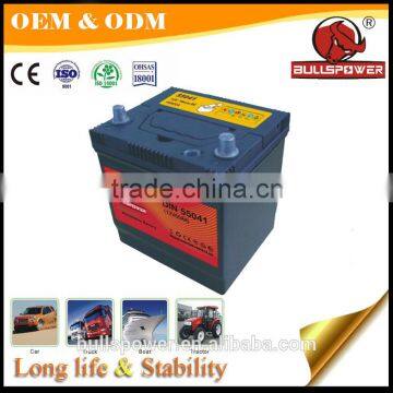 12V Car SLA Battery DIN50 Battery 55041 for car, tractor, boat, automotive