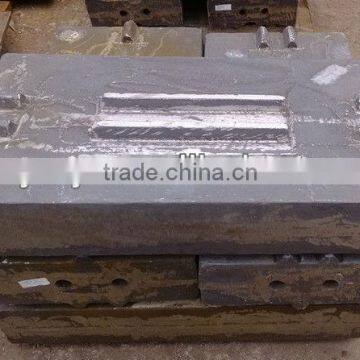 Scrap shredder breaker bar alloy steel casting