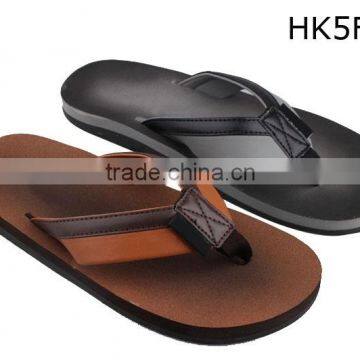 2016 High quality imitation Leather man sandal slipper