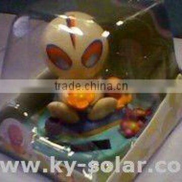 solar salted egg superman hugging flower nodding toys