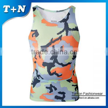 men's body building bulk gym top deep cut vests mans tank top