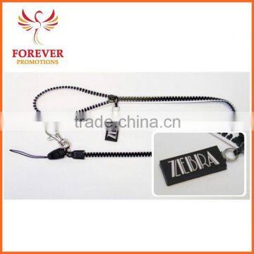 Promo Company Name Custom Zipper Strap Factory Direct