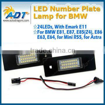 LED license plate lamp for BMW E87 E63 E64