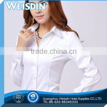 business shirts fashion design Breathable top shirt for fat women