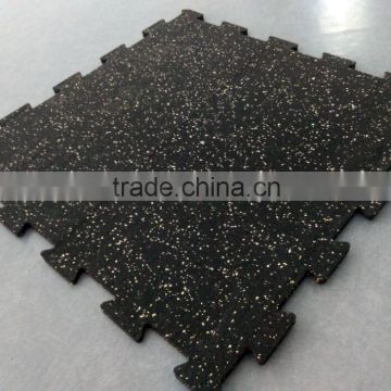 anti-slipping gym rubber floor tiles, 50*50cm