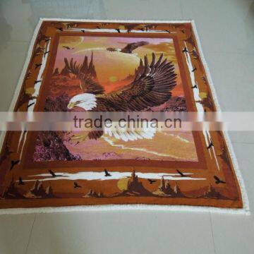 Sherpa Throw Blanket Knit and Printed Raschel Throw Rev Sherpa photo-5