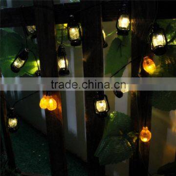 LDE Kerosene lamps solar string christmas wedding led bettery solar string light