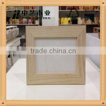 2016 new design cheap home decor custom wooden picture photo frame