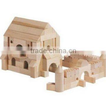 wooden house building block