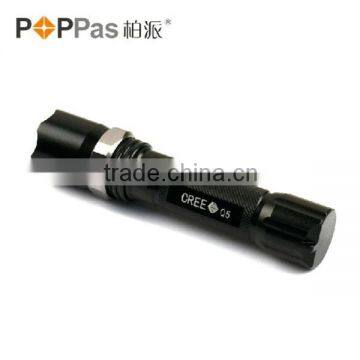 2015 Cheapest Police LED Flashlight CE/ROHS Black Aluminum Portable XPE R2 Led Rechagerable Flashlight photo-2