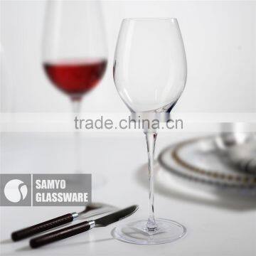 SAMYO manufacturer wholesale handmade bordeaux crystal red wine glass