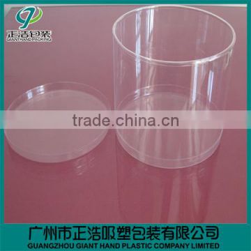 Custom Clear Cylinder round tube PVC Boxes