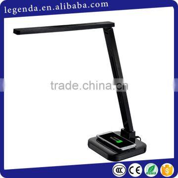 Shineda Amazon FBA service Qi Wireless Charger Table Lamp, Rotatable Neck and Touch-Sensitive Controller