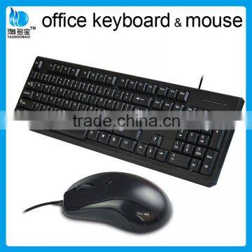 Korean keyboard 106 Keys wired keyboard mouse combo waterproof keyboard mouse combo                        
                                                                Most Popular