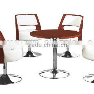 Modern classical office furniture wooden table and chair/coffee shop tables and chairs