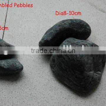 black polished pebble