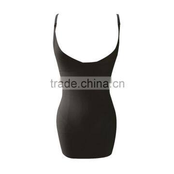 2016 High quality Black Firm Control Wear Your Own Bra Slip with custom logo