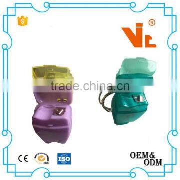V-GF20A Wholesale Colorful Tooth Shape Dental Floss Keychain