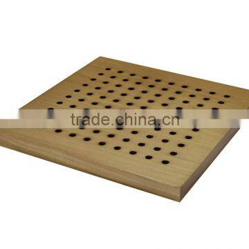 Sound Insulation MDF Wooden Perforated Acoustic Panel for Auditorium