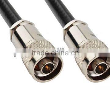 RF Pigtail N Male to N Male cable LMR400 clamp connector