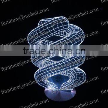 Magic 3D Optical Illusion LED Table Decorations