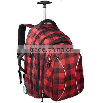 2015 new design large capacity outdoor multifunctional wheeled backpack