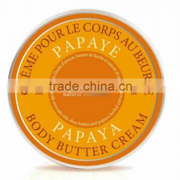 Natural body butter cream Papaya