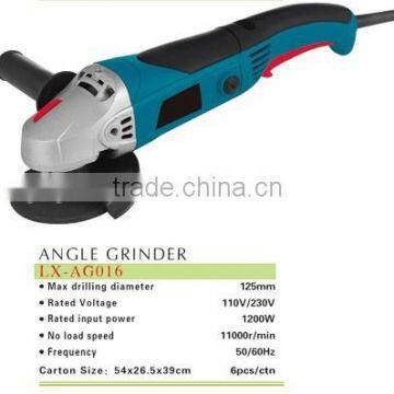 quality 1200w 5" 125MM electric angle grinder with GS/CE AG016