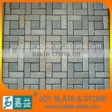 Natural Slate Mosaic Pattern With Mesh Back