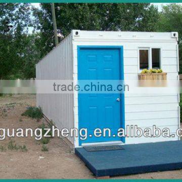 decorated container house used for temporary office,meeting room and headquater