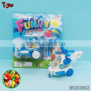 Police Series Pull Line Plane Candy Toys