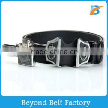 Men's Hip Hop Show Belt with Rage Cigarette Lighter Buckle