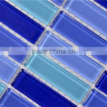 Thickness 4mm Mixed Color Glass Mosaic for Bathroom Wall Use photo-4