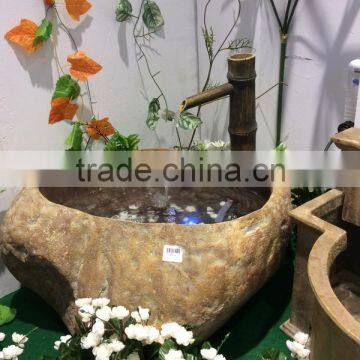 Polyresin Led Light Water Fountain in Fengshui Design Garden Decor photo-2
