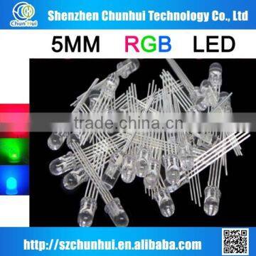 5mm multicolor rgb led diode common cathode