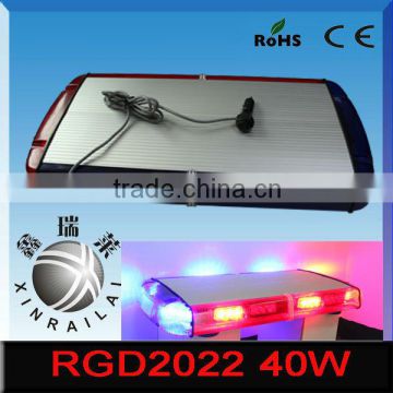 led used emergency light bars 40w 12v 40w RGD2022 for emergency car heavy duty truck