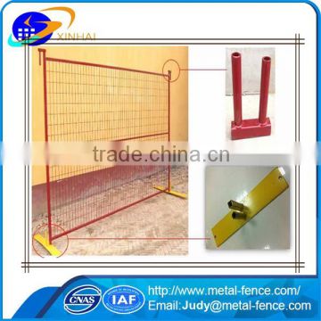 Factory wholesale powder coating steel security temporary fencing